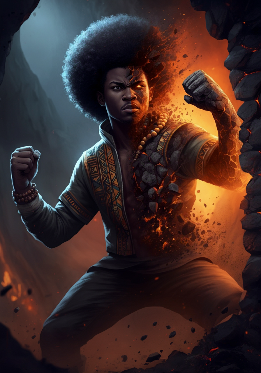 Man of Stone and Shadow — series cover